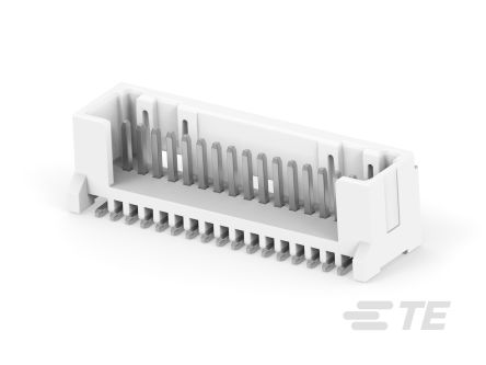 TE Connectivity MICRO CT Leiterplatten-Stiftleiste Gerade, 17-polig / 1-reihig, Raster 1.2mm, Kabel-Platine, 2A
