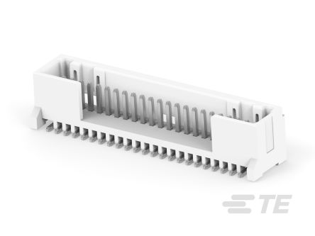 TE Connectivity MICRO CT Leiterplatten-Stiftleiste Gerade, 23-polig / 1-reihig, Raster 1.2mm, Kabel-Platine, 2A
