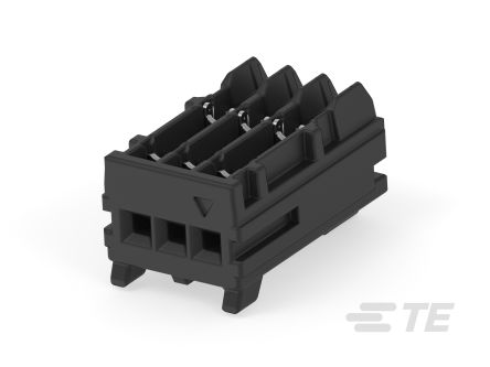 TE Connectivity MICRO CT Series Straight Cable Mount, IDC PCB Socket, 3-Contact, 1-Row, 1.2mm Pitch, IDC Termination