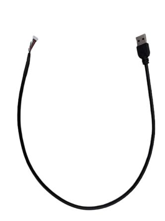 RS PRO Cable USB 2.0, Con A. USB A Macho, Con B. IDC Macho, Long. 0.5m, Color Negro