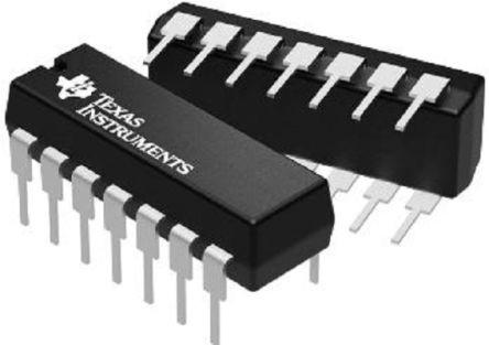 Texas Instruments SN74HC125N, Quad-Channel Positive 3-State Quad Buffer & Line Driver, 14-Pin PDIP