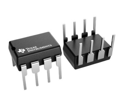 Texas Instruments TL061CP, Low Power JFET, Op Amps, 1MHz, >36 V, 8 Pin-Pin PDIP