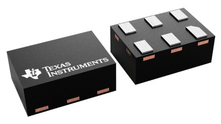 Texas Instruments TPD4E001DPKT, 9-Element Uni-Directional TVS Diode, 100W, 6 Pin-Pin USON
