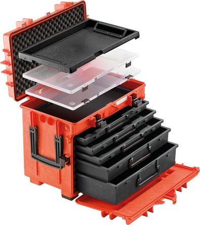 STAHLWILLE Trolley Mit 5 Ebenen, 2 X 60 Mm, 4 X 30 Mm, Max. 60kg