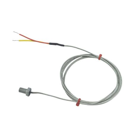 RS PRO Termopar Tipo K, Ø Sonda 10mm X 13mm, Temp. Máx +250°C, Cable De 2m, Conexión Extremo De Cable Pelado