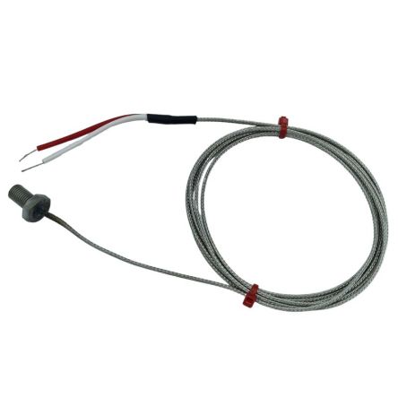 RS PRO Termopar Tipo K, Ø Sonda 12mm X 13mm, Temp. Máx +250°C, Cable De 2m, Conexión Extremo De Cable Pelado