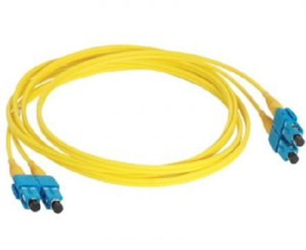Molex Premise Networks Molex LWL-Kabel 3m Festader OS1 Single Mode 2-Fasern Gelb SC SC 9/125μm