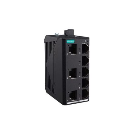 MOXA EDS-G2008-EL Ethernet-Switch, 8 X RJ45 / 10/100/1000Mbit/s Für DIN-Schienen, 9.6 → 60V Dc