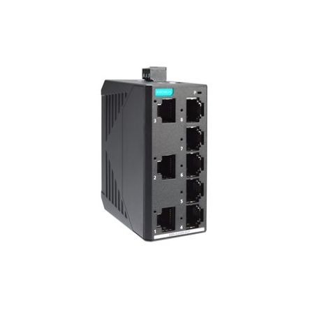 MOXA EDS-G2008-ELP Ethernet-Switch, 8 X RJ45 / 10/100/1000Mbit/s Für DIN-Schienen, 9.6 → 60V Dc