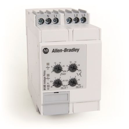 Rockwell Automation Voltage Monitoring Relay, Three Phase, SPDT, 440 → 480V Ac