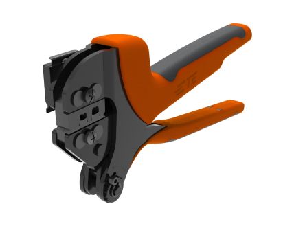 TE Connectivity SDE Hand Crimpzange / 24 → 12AWG Für Crimpsteckverbinder