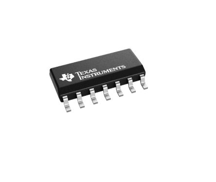 Texas Instruments LM324PW, Quad, Op Amps Rail To Rail Input, 1.2MHz, 32 V, 14-Pin TSSOP