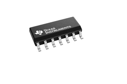 Texas Instruments Amplificateur Opérationnel, Montage Traversant, Alim. Simple, Double, PDIP Quad 4 14 Broches