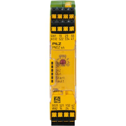 Pilz Dual-Channel Safety Relay Safety Relay, 24V Dc