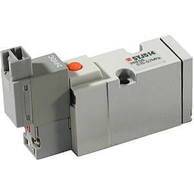 SMC SY Pneumatik-Magnetventil 24V Dc, Magnet/Pneumatisch-betätigt