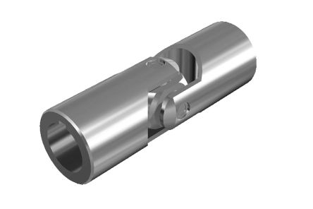 SKF Kupplung, Einfache Kreuzgelenkkupplung, Außen-Ø 25mm / Bohrung 12mm X 74mm, 180Nm