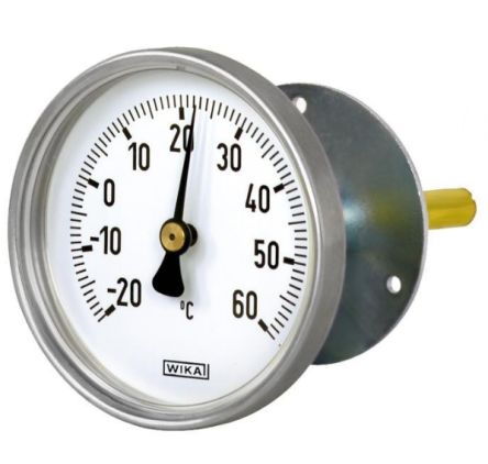 WIKA Zeigerthermometer Rundes Ziffernblatt, -10 → 50 °C, Skalen-Ø 80mm