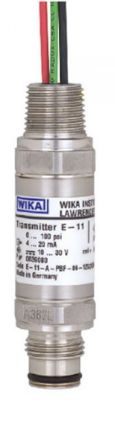 WIKA Sensor De Presión Manométrica, 0bar → 10bar, Salida 2 Cables, 4 → 20 MA