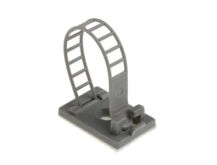 RS PRO Clip Serre-câbles, Ø Max 22mm En Nylon Type Pince Ajustable