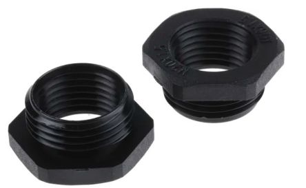 RS PRO Kabelverschraubungsadapter Typ Reduzierstück M16 M20 Nylon 66 Schwarz M20 X 1.5mm