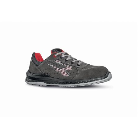 UPower Chaussures De Sécurité Basses RI, S1P A SRC Unisexe, Gris, Antistatiques