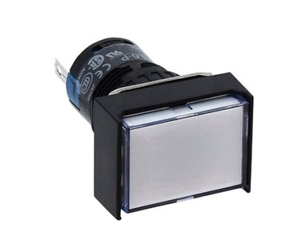 Idec Leuchtmelder AL6H A6 Series 24V Ac/dc Weiß, Ausschnitt-Ø 16mm LED Tafelmontage IP40, IP65