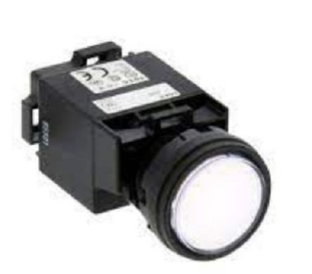 Idec Leuchtmelder HW1P HW Series 24V Ac/dc Weiß, Ausschnitt-Ø 22.4mm LED Tafelmontage IP20, IP65