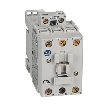 Rockwell Automation IEC 100-C Leistungsschütz / 24 V Dc Spule, 3 -polig 3 Schließer, 690 V Ac / 30 A