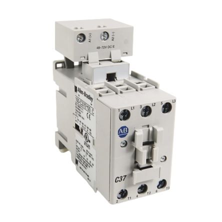 Rockwell Automation Contactor IEC 100-C De 3 Polos, 3 NA, 37 A, Bobina 230 V Ac, 26 KW