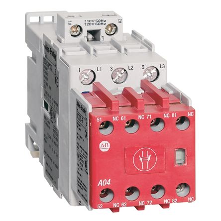 Rockwell Automation IEC 100S-C Leistungsschütz / 24 V Dc Spule, 3 -polig 3 Schließer, 690 V Ac / 9 A