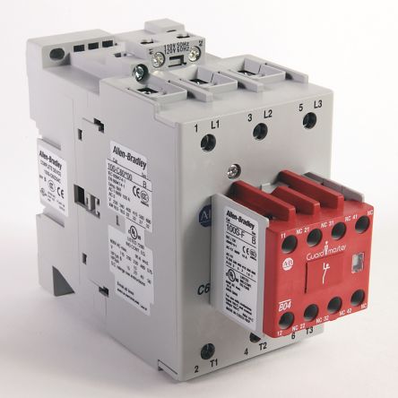 Rockwell Automation IEC 100S-C Leistungsschütz / 24 V Dc Spule, 3 -polig 3 Schließer, 690 V Ac / 60 A