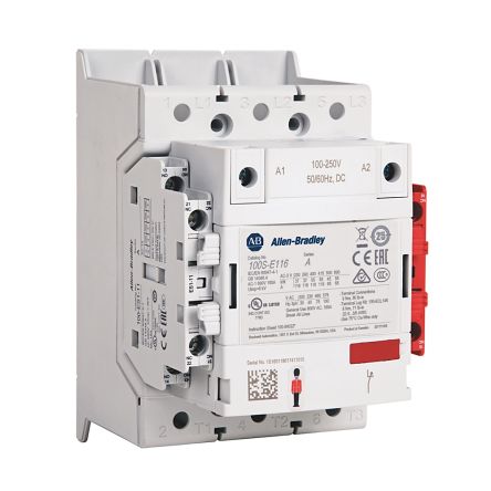 Rockwell Automation IEC 100S-E Leistungsschütz / 20 → 60 V Dc, 24 → 60 V Ac Spule, 3 -polig 3 Schließer,