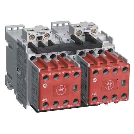 Rockwell Automation Contactor IEC 104S-C De 3 Polos, NA, 9 A, Bobina 24 V Dc, 7,5 KW