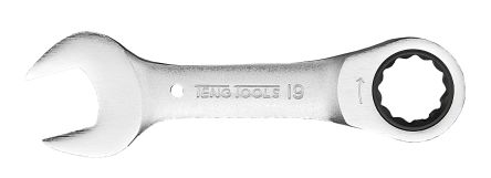 Teng Tools Combination Ratchet Spanner, 16mm, Metric, No, 123 Mm Overall