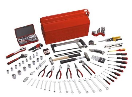 Teng Tools Mallette à Outils Kit D'outils Pour Boîtier Cantilever, Jeu De 144 Pièces