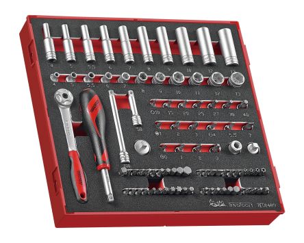 Teng Tools 1/4 Zoll Vierkant 6-Punkt; Innensechskant-Bit; Phillips-Bit; Pozidriv-Bit; Schlitz-Bit;