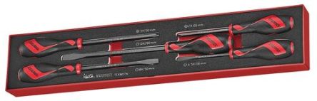 Teng Tools Standard-Schraubendrehersatz, 5-teilig Schlitz