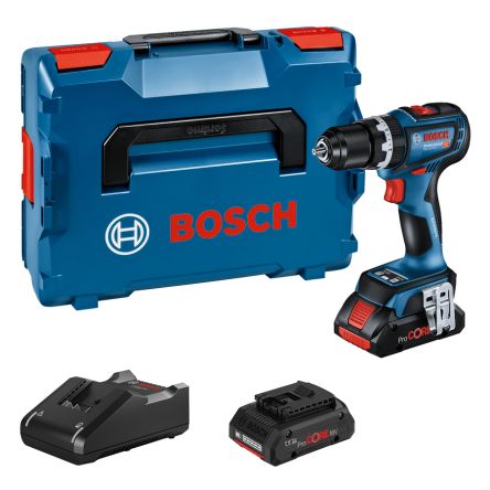 Bosch Taladro Combinado A Batería Li-Ion De 18V 4Ah Con 2 Baterías