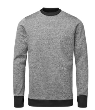 Tilsatec 90-5113 Unisex Sweatshirt Schwarz/Grau, Größe M