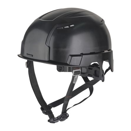 Milwaukee Casco BOLT200 De Color Negro, Ajustable, Con Barboquejo, Ventilado