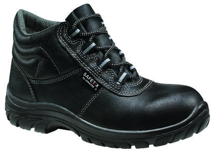 LEMAITRE SECURITE Unisex Knöchel-Sicherheitsstiefel Schwarz, Mit Zehen-Schutzkappe, Größe 35 / UK 2, EN20345 S3