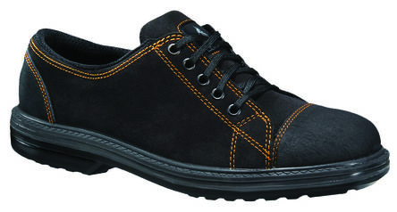 LEMAITRE SECURITE Herren Sicherheitshalbschuhe Schwarz, Orange, Mit Zehen-Schutzkappe, Größe 42 / UK 8, EN20345 S3