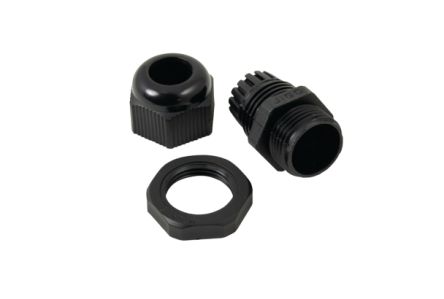 HellermannTyton Data CG Kabelverschraubungs-Kit, M20 Schwarz 6mm/ 12mm