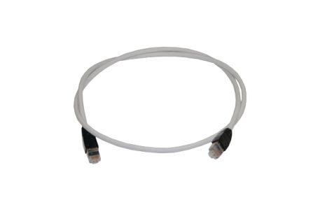 HellermannTyton Data Ethernetkabel Cat.6a, 10m, Grau Verlegekabel, A RJ45 Geschirmt Stecker, B RJ45, LSZH