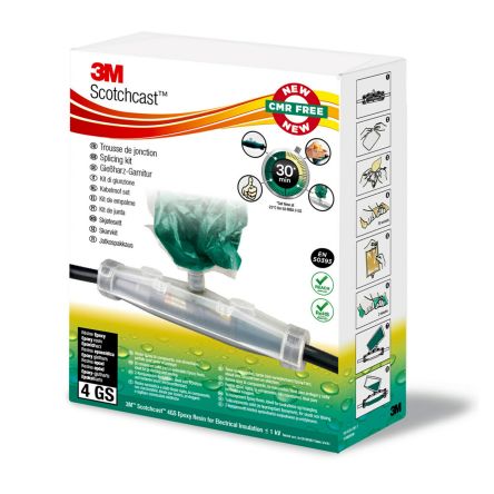 3M Resin Filled Cable Joint Kit, Straight Joint Type, 1.5 → 16mm²