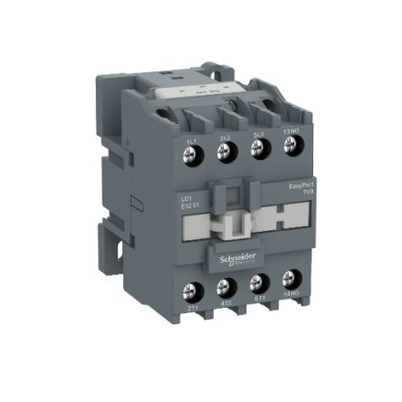 Schneider Electric EasyPact TVS LC1E Leistungsschütz / 220 V Ac Spule, 3 -polig 3 Schließer, 440 V / 38 A,