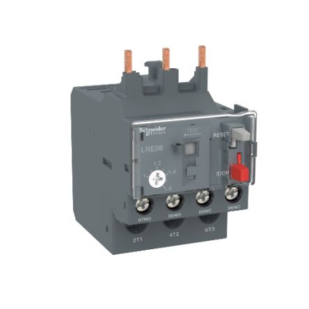 Schneider Electric EasyPact LRE Thermisches Überlastrelais 1 Schließer, 1 Öffner, 690 V Ac, 45mm X 44.5mm