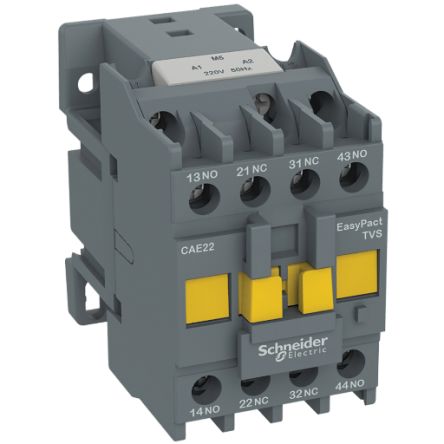 Schneider Electric EasyPact CAE Steuerrelais, 2 Öffner, 2 Schließer 2 NO (Schließer) + 2 NC (Öffner), 690 V AC, 45mm X