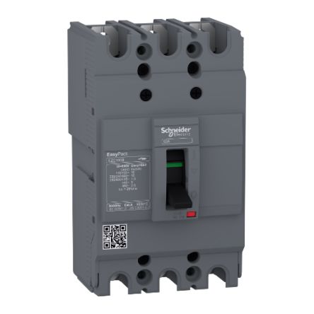 Schneider Electric EasyPact EZC100B, Leistungsschalter MCCB 3-polig, 50A / Abschaltvermögen 2,5 KA 550V, Fest, L. 130mm