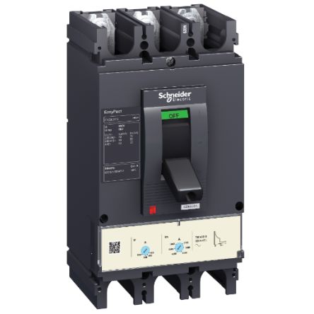 Schneider Electric EasyPact CVS400N, Leistungsschalter MCCB 3-polig, 400A / Abschaltvermögen 42 KA 415V, Fest, L. 255mm